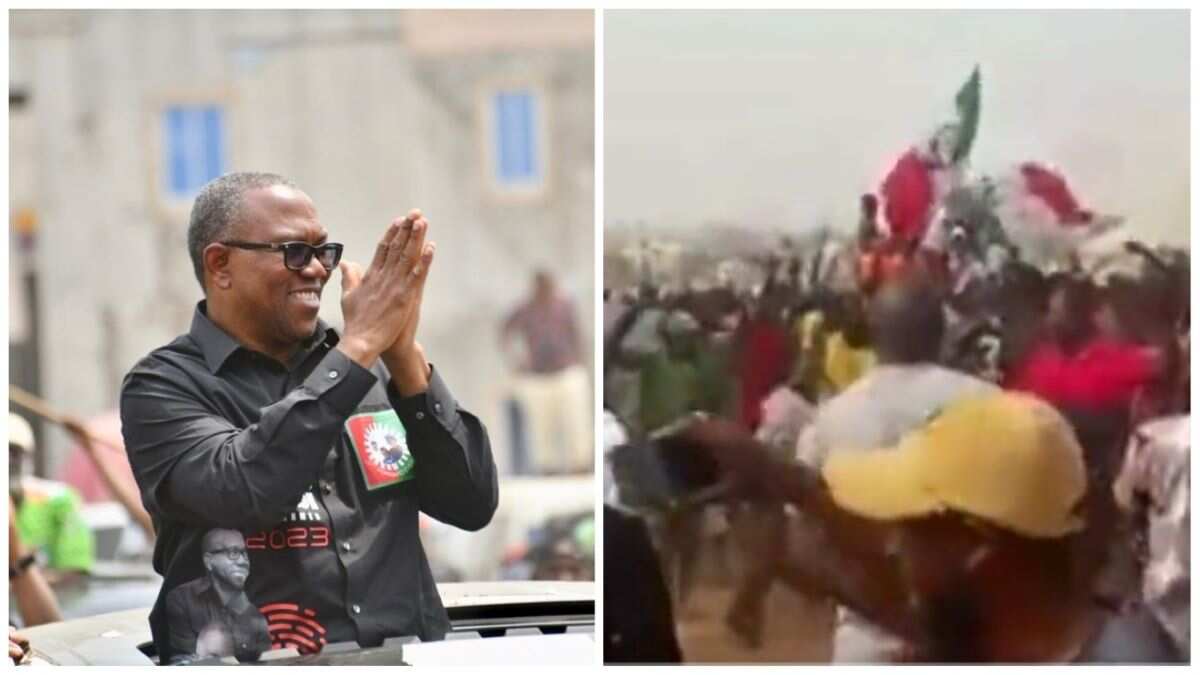See full video of how Obidients took over PDP rally in popular Abuja mechanic village