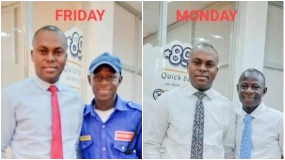 A collage showing the two men. Photo source: Facebook/Ayomide Babalola A collage showing the two men. Photo source: Facebook/Ayomide Babalola