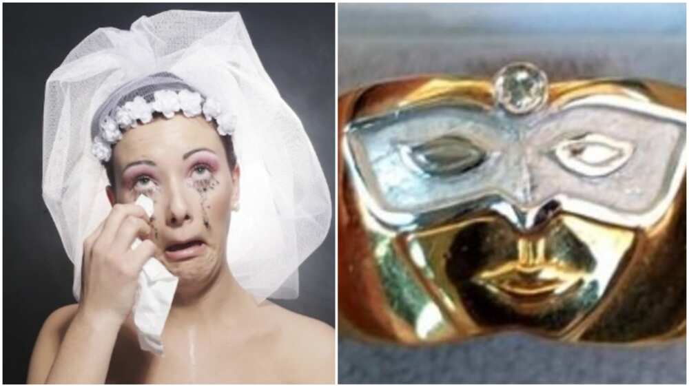Bride breaks down in tears over getting 'ugliest' engagement ring