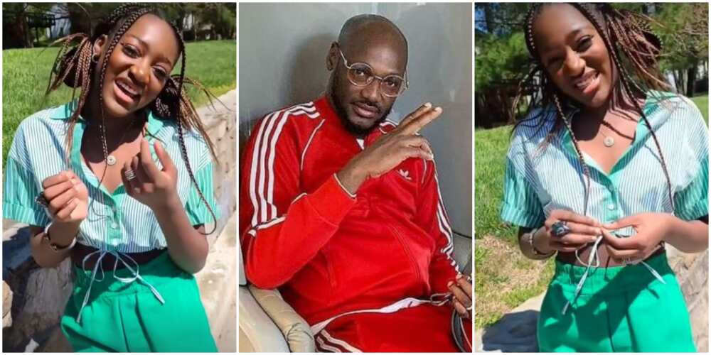 I Don’t See the Resemblance; 2baba’s Daughter Reacts to Claims That She Looks Like Her Father in Funny Video