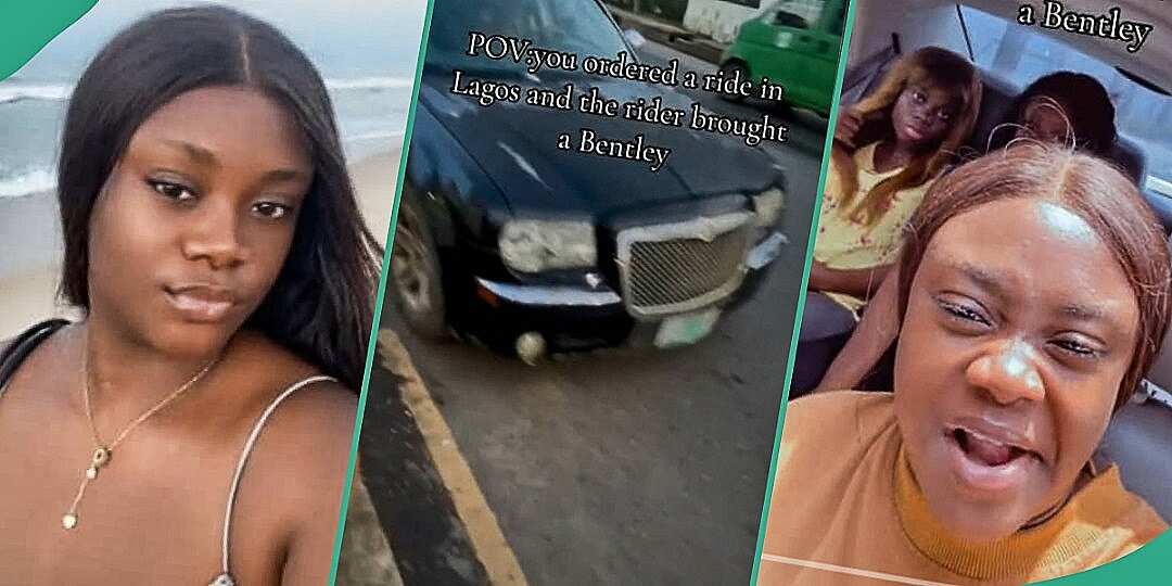 Watch video as lady shares experience after commercial driver pulled up to pick her in 'Bentley'