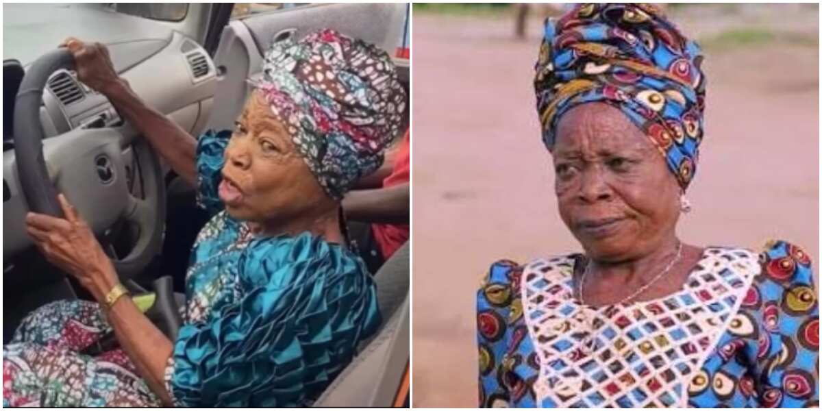 Veteran Yoruba actress Iya Gbonkan finally receives car from fans (video)
