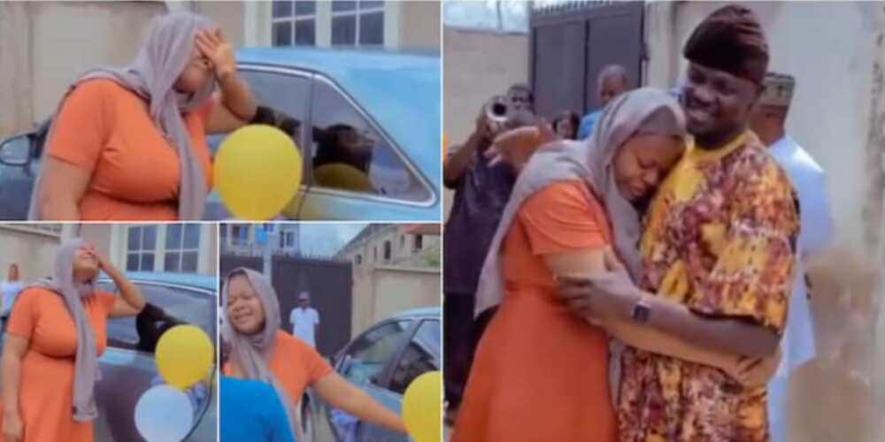 Daud Oreoluwa Balogun made gifted his wife a beautiful car Daud Oreoluwa Balogun made gifted his wife a beautiful car