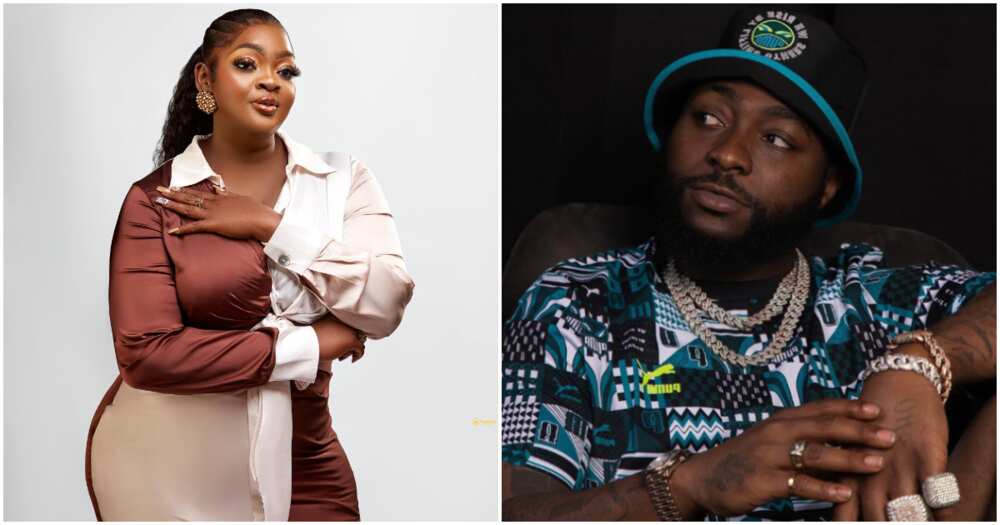 Eniola Badmus, Davido Eniola Badmus, Davido