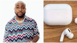 Reactions as man cries out after losing Airpod in Davido's car: Make he bring am come meet u for house?