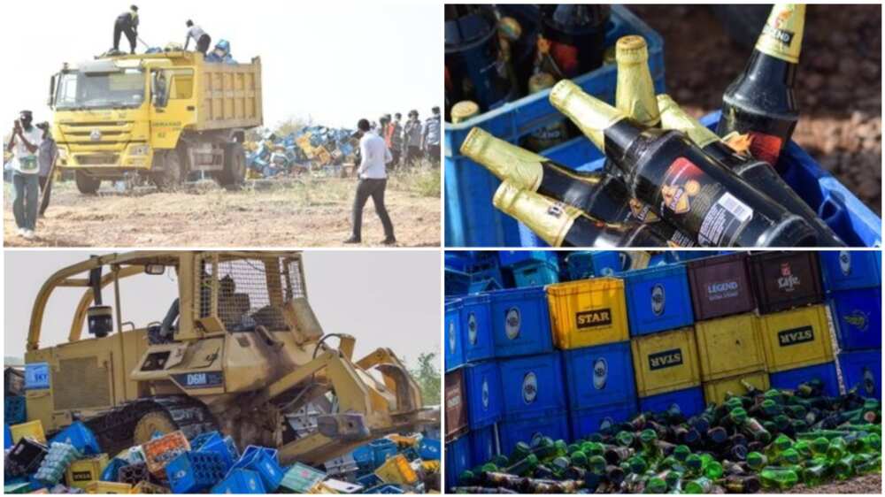 Hisbah destroys beer bottles worth N200m in Kano