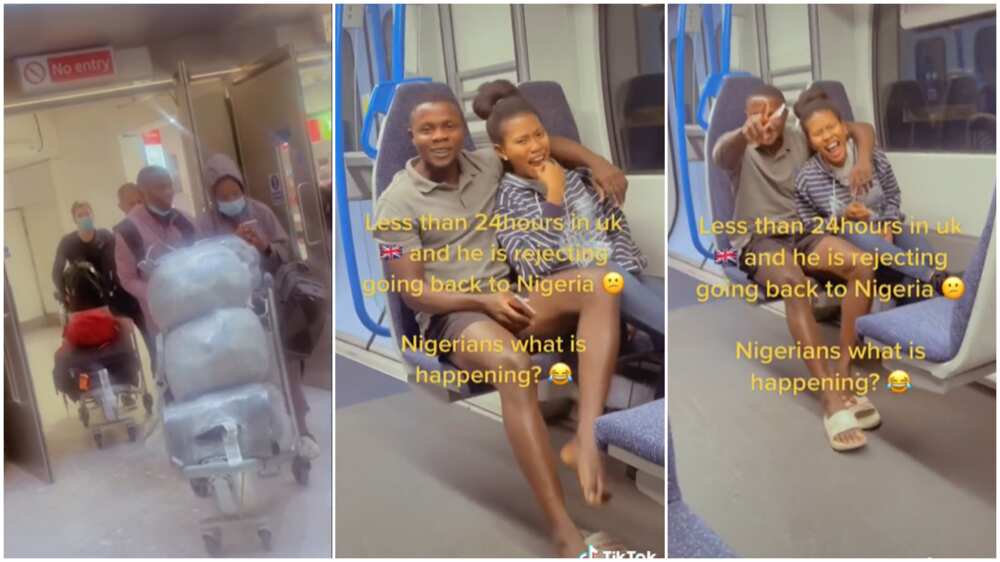 Na You Go Go Backâ: Funny Video Captures Moment Nigerian Man Said He's Never Leaving UK Na You Go Go Backâ: Funny Video Captures Moment Nigerian Man Said He's Never Leaving UK