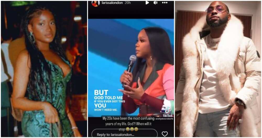 Davido's babymama Larissa London. Davido's babymama Larissa London.