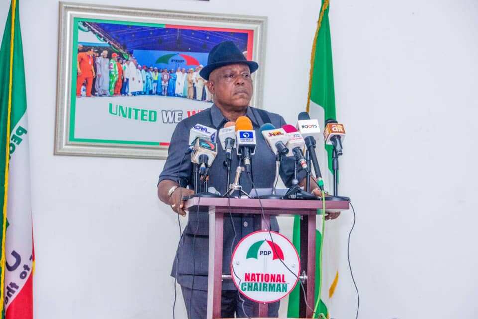 PDP National Chairman Uche Secondus Says He Won't Resignation