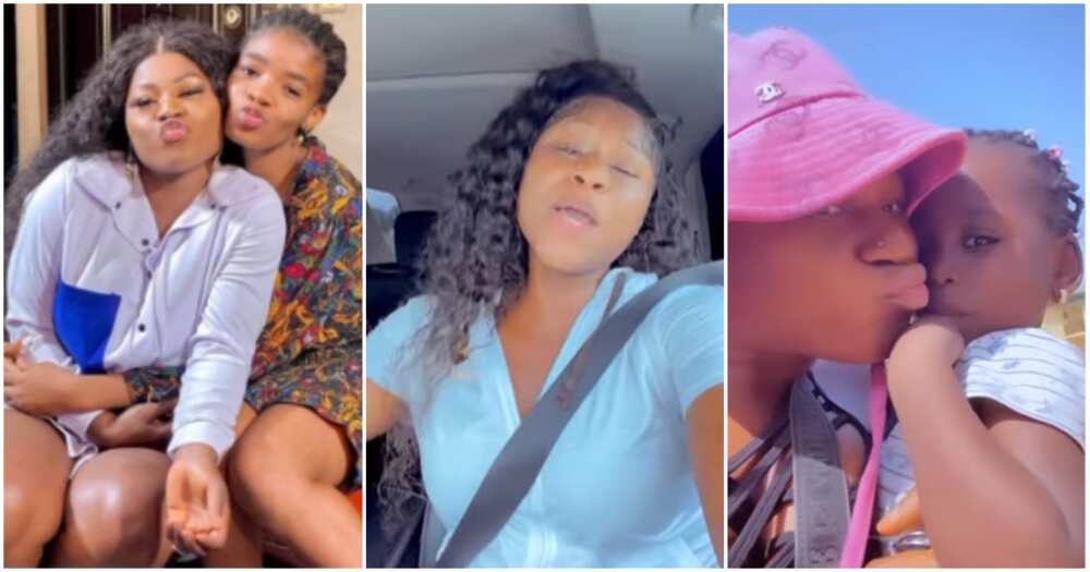 Photos of Destiny Etiko and her adopted daughters