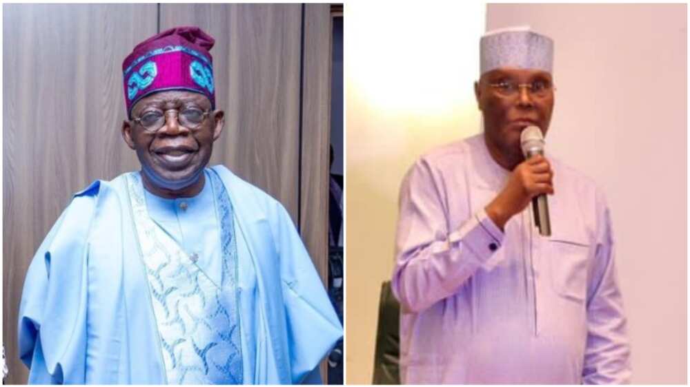 Bola Tinubu da Atiku Abubakar.