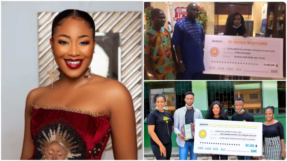 Erica's fans gift out N10m in scholarship to celebrate star girl's birthday