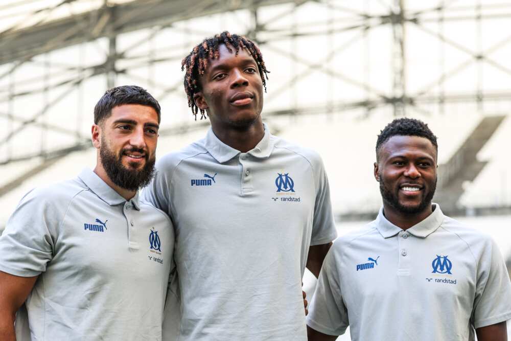 Samuel GIGOT, Isaak TOURE and Chancel MBEMBA
Photo by Johnny Fidelin/Icon Sport via Getty Images