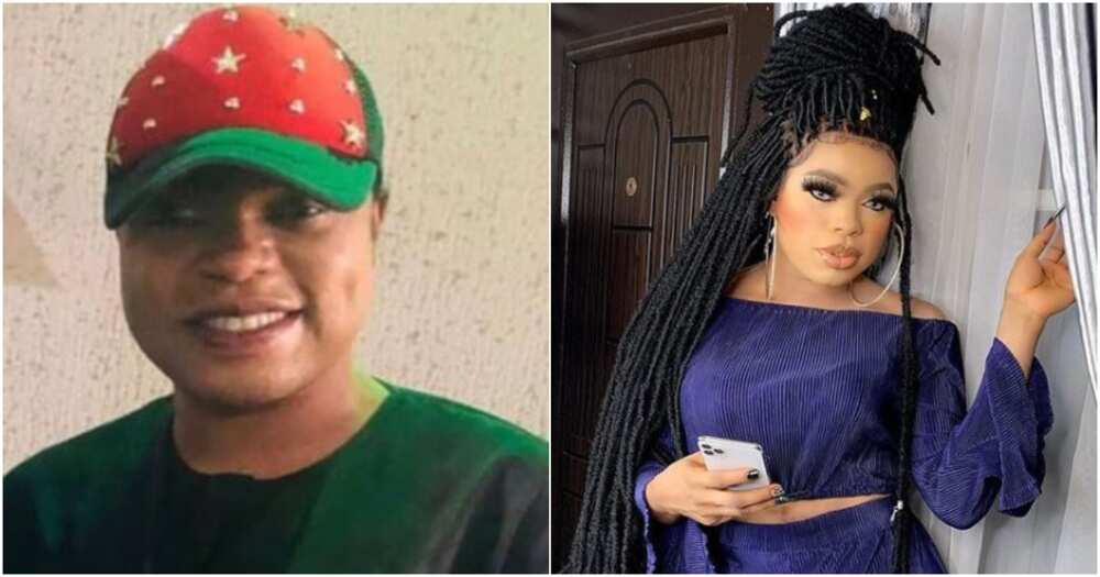 Bobrisky reacts to manly photos from his dad’s birthday (photos)
