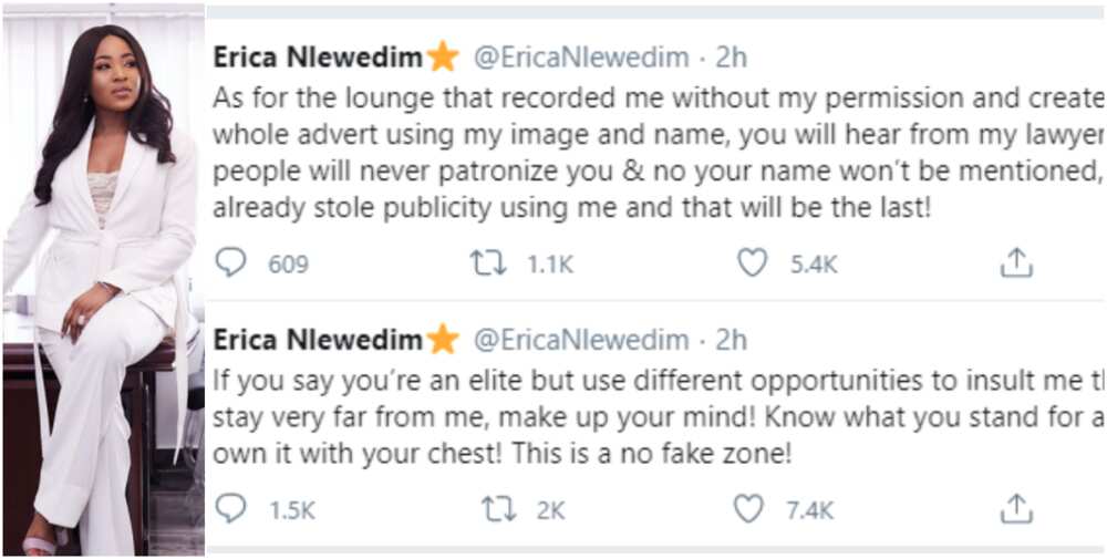 Erica warns her fans who are not genuine to stay away from her Erica warns her fans who are not genuine to stay away from her
