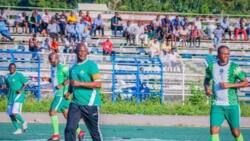 Nigerian Governor dribbles Kanu Nwankwo, Amokachi, scores wonder goal against Rufai in tough match