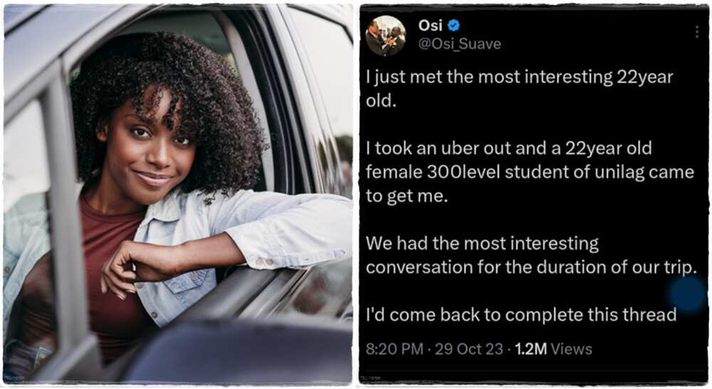 Lady drives taxi to pay her fees at UNILAG.