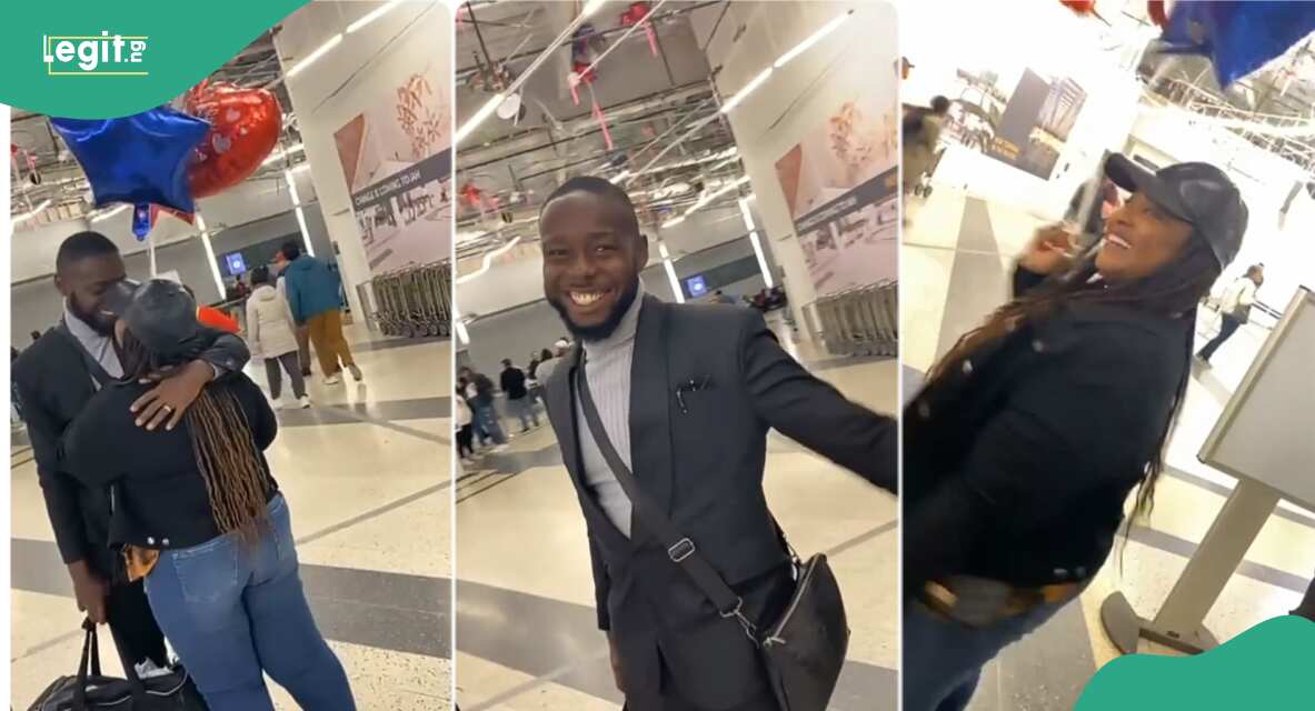 WATCH: Nigerian lady relocates her man to the US, set to live together