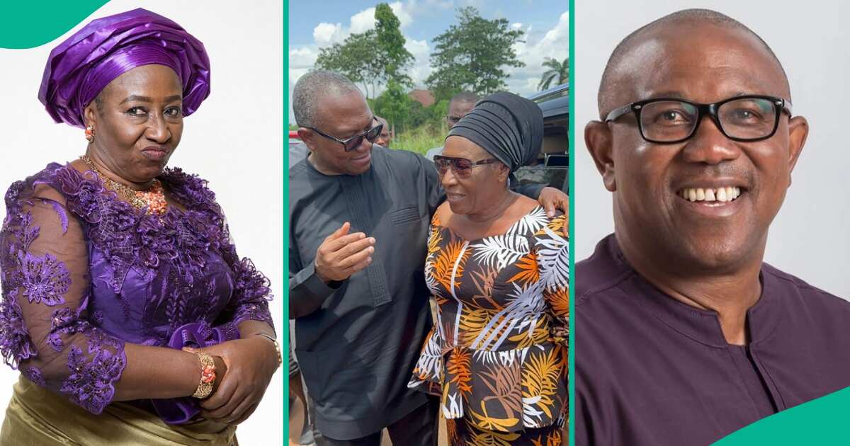 Watch video as Peter Obi joins people to chant Patience Ozokwo's nickname at Mr Ibu's funeral