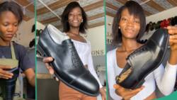 "I want to buy": Beautiful lady who makes shoes goes viral after sharing her products online