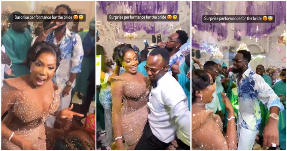 Photos of singer Patoranking at wedding