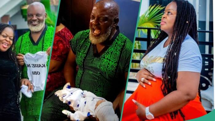 Nigerian couple who waited for 20 years for a child sings in hospital after having first baby