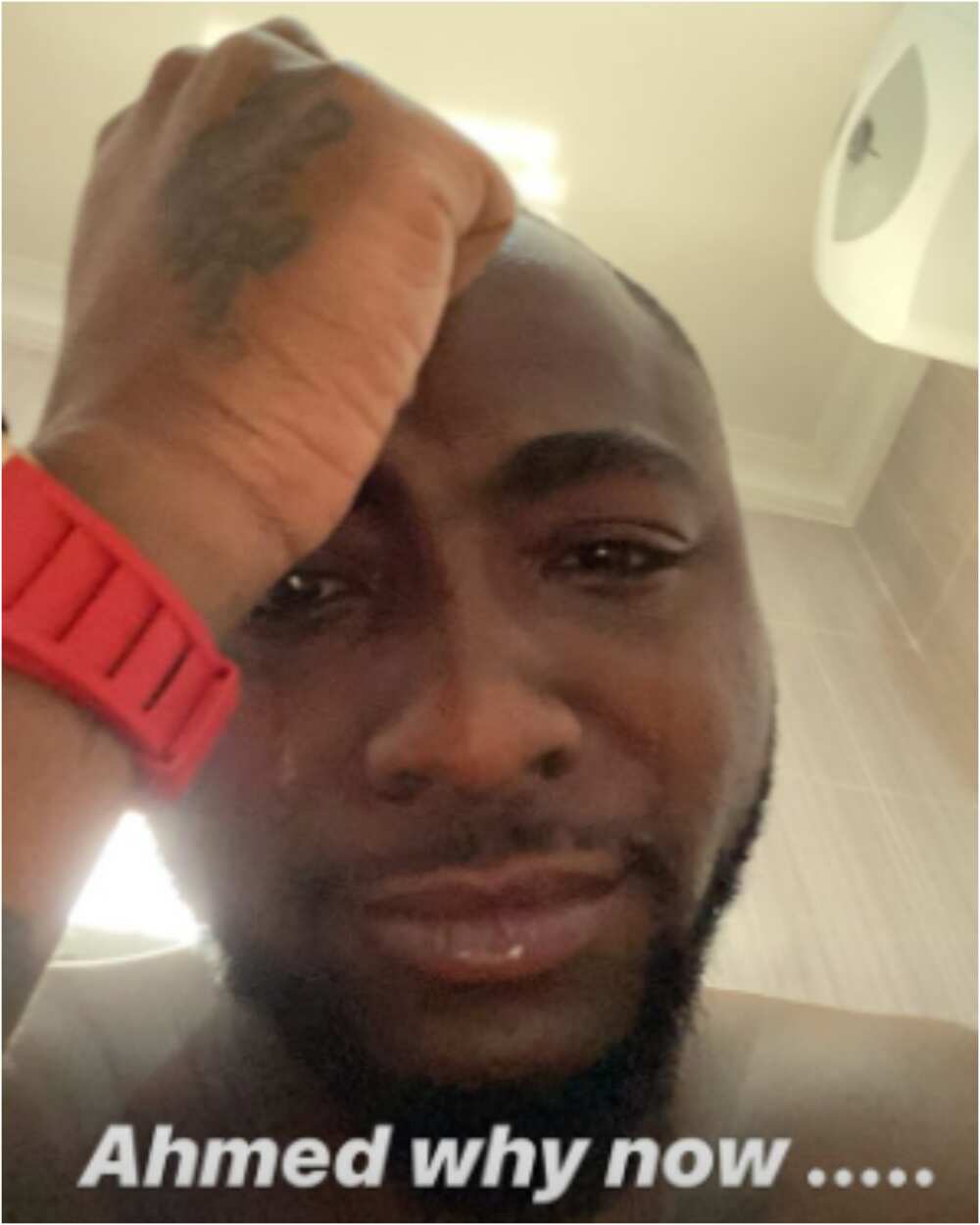 Davido mourns friend Ahmed Davido mourns friend Ahmed