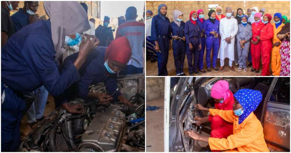 History made as first all-female mechanic workshop opens in northern state, photos emerge