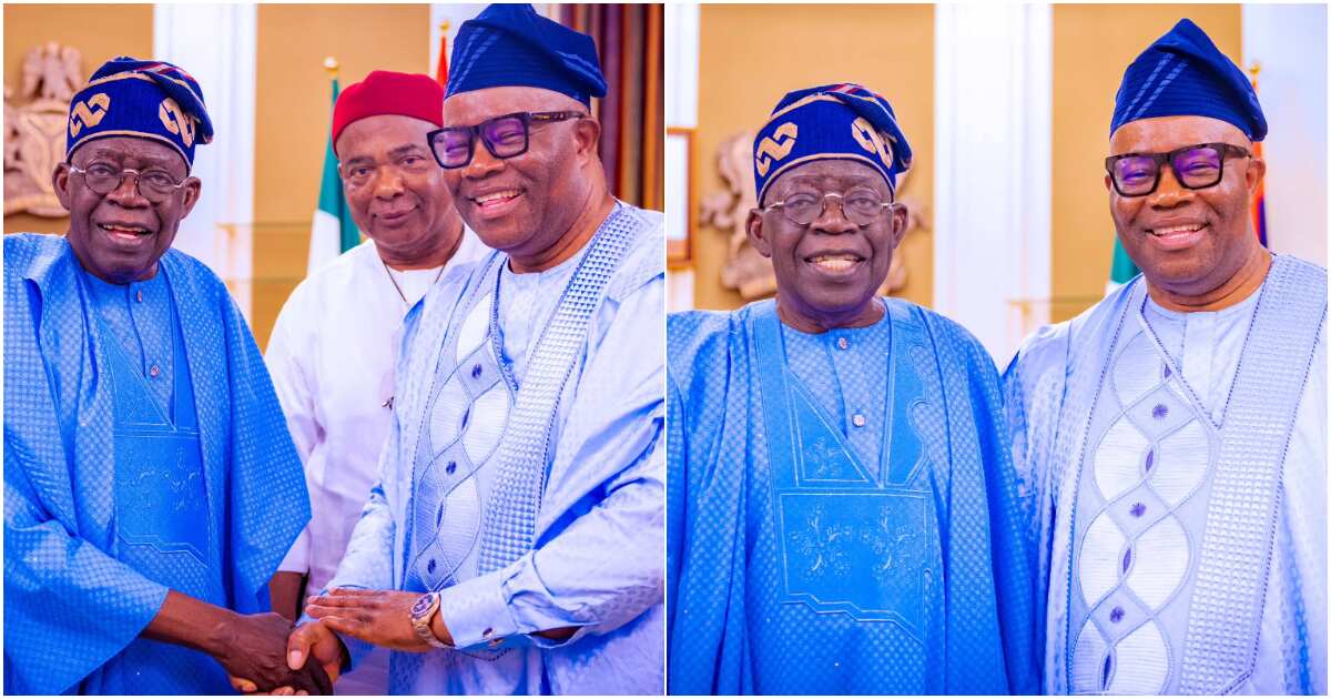 Photos, Details Emerge As Tinubu Receives Akpabio, Hope Uzodimma In As