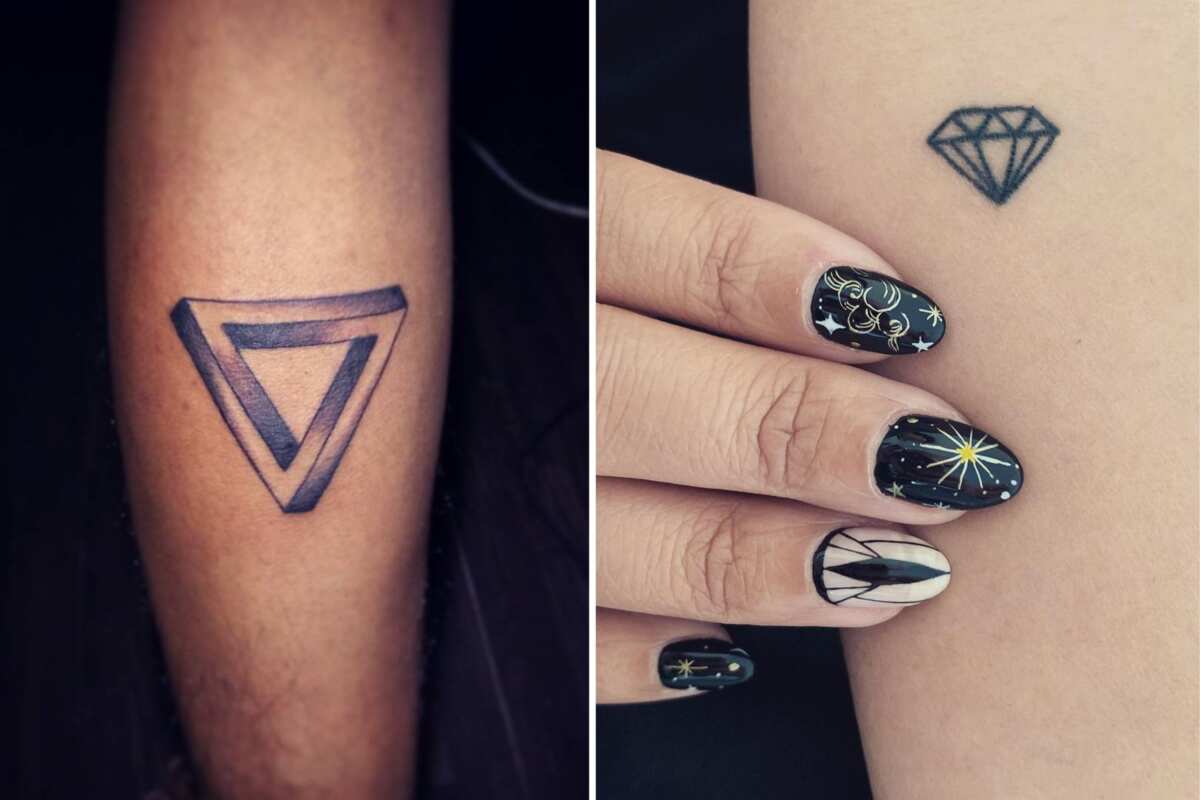 Geometric Fusion- Semi-Permanent Tattoo By Easy.ink™ - The Revolutionary  Long Lasting Temporary Tattoo - easy.ink™