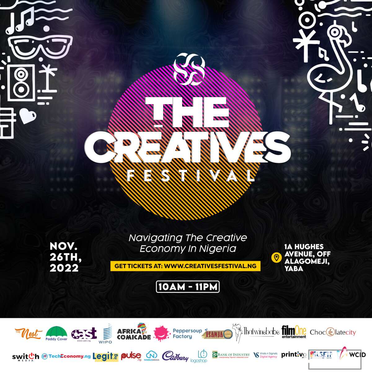 Register to be part of the creatives festival in November