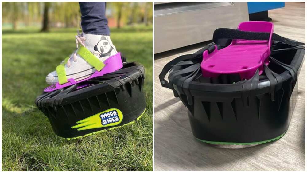 Moon Shoes - a throwback toy