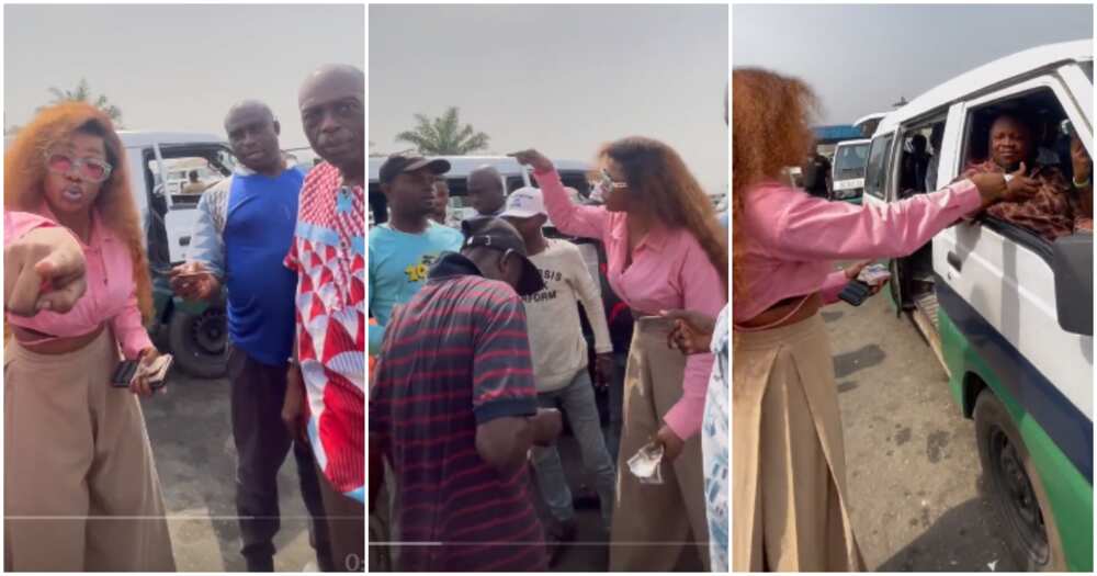 Photos of BBNaija's Tacha on the streets of Port-Harcourt