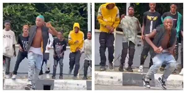 A beautiful video has shown skilled dancers showing cool dance steps in a street.