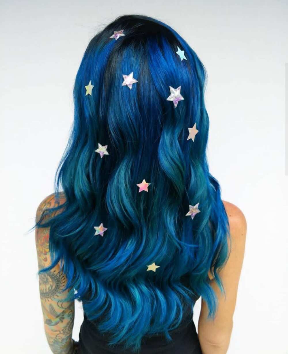 Galaxy hair