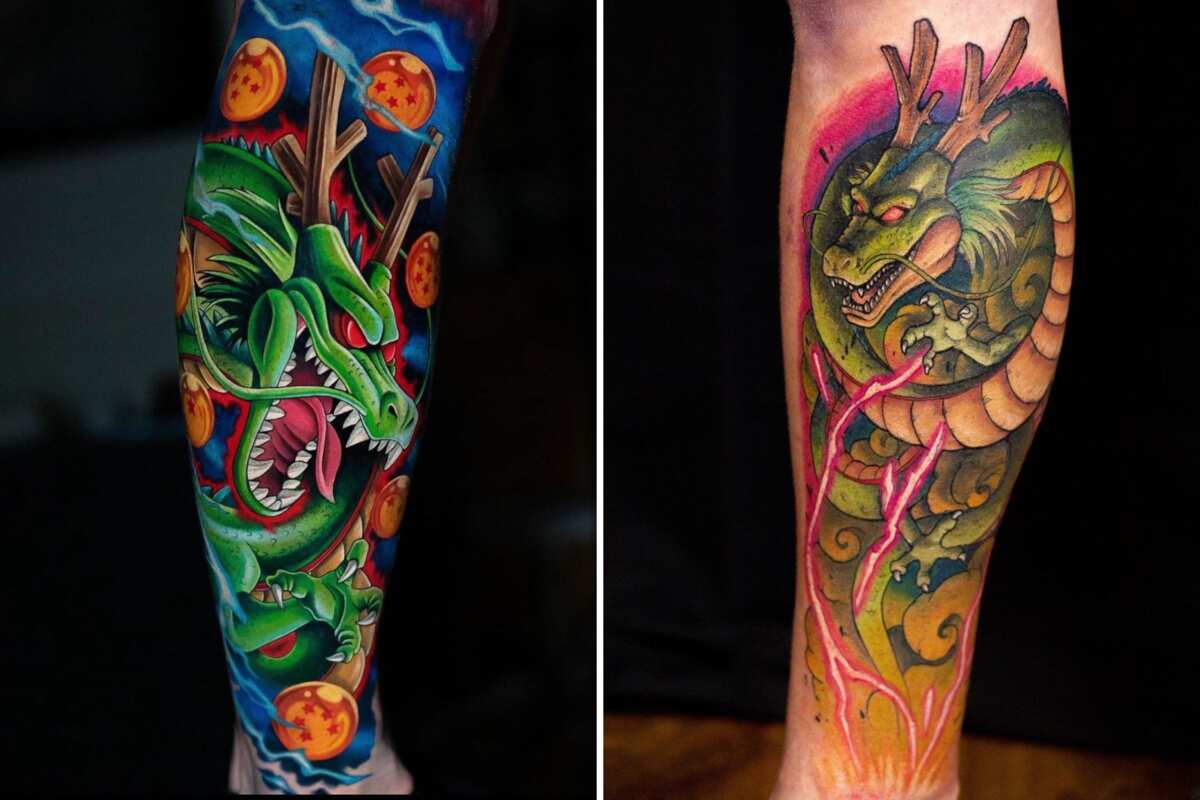 Forearm tattoo  Goku ultra instinct  Shenron thoughts  rdbz