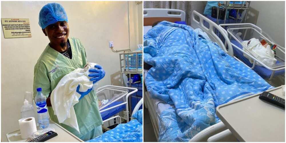 Comedian MC Edopikin and wife welcome first child, a boy (photos)