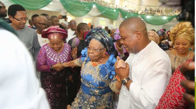 Big wigs, dignitaries supports Emeka Ihedioha as ex-governor's mum turns 90