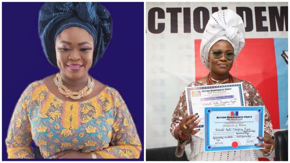 Yar takarar kujerar gwamna a zaben Ekiti Yar takarar kujerar gwamna a zaben Ekiti