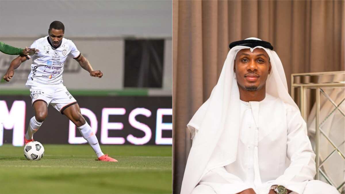 Ighalo throws fans into serious confusion as he posts stunning photo of himself dressing in Muslim regalia