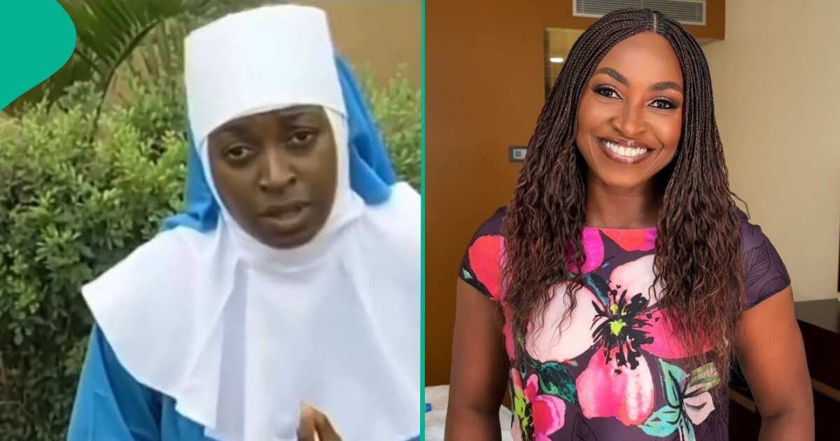 Watch clip of Nollywood actress Kate Henshaw being chase by Jesus in an old movie