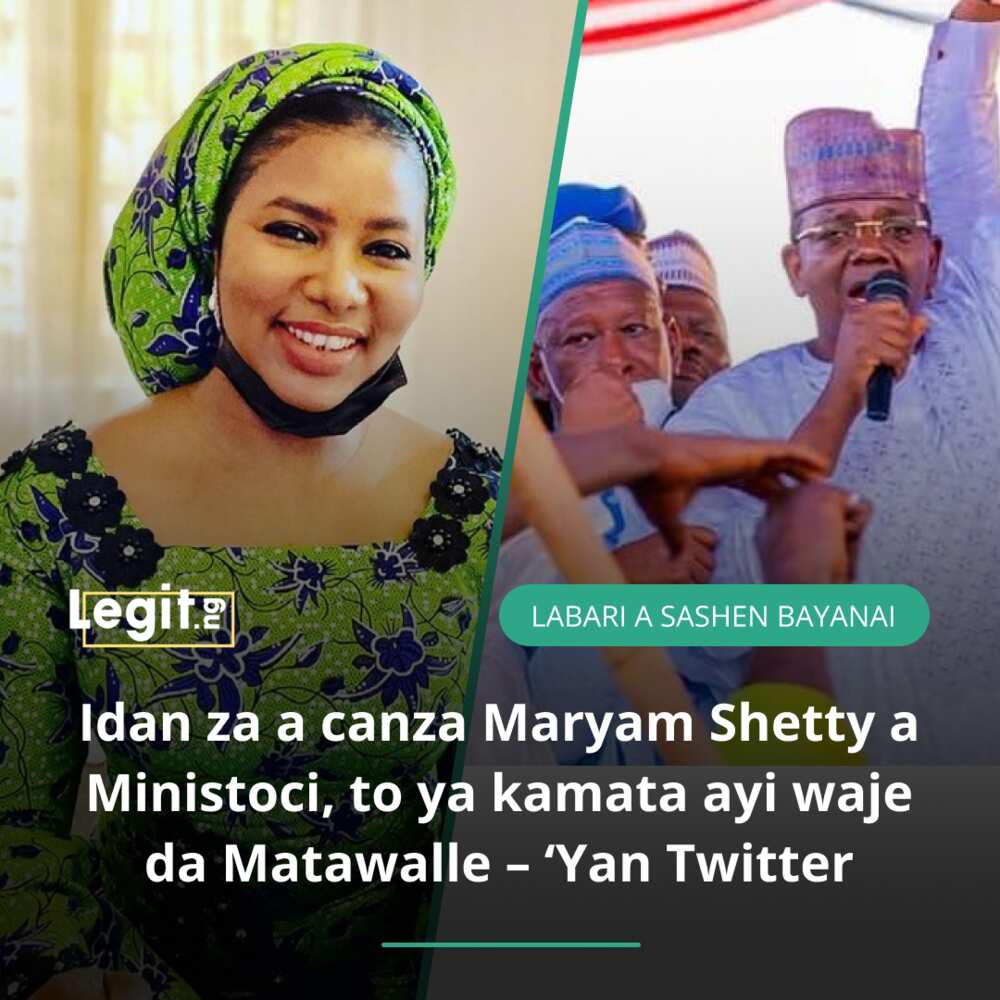 Matawalle da Maryam Shetty