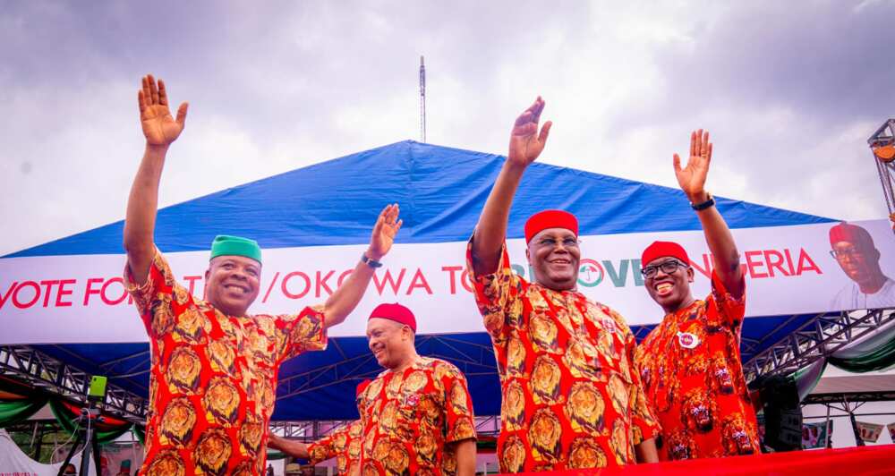 Atiku Abubakar, Ifeanyi Okowa, PDP presidential campaign rally in Owerri