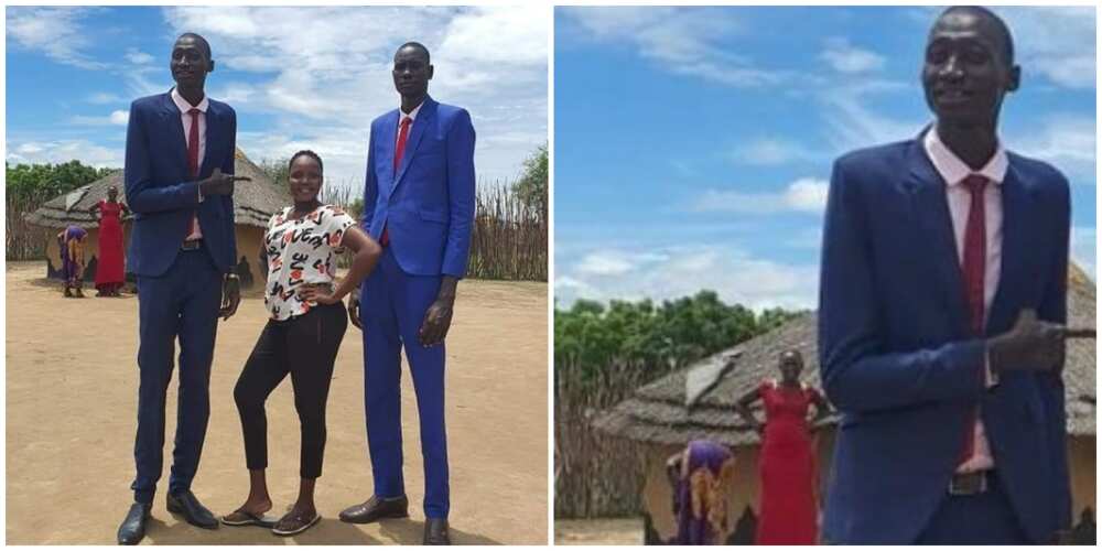 Incredible Photos of Dinka People of South Sudan Reportedly the World's Tallest People Spark Huge Reactions