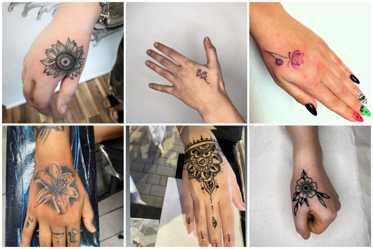Hand Tattoos for Women 50 Beautiful Hand Tattoo Designs