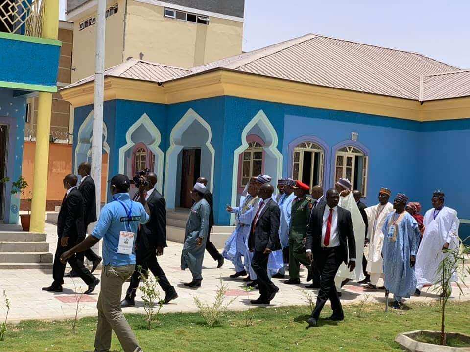 Shugaba Muhammadu Buhari ya bude Makaranta da gidaje a Jihar Borno