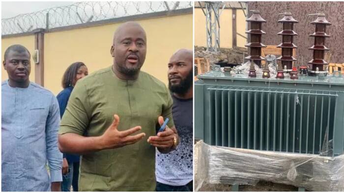"A very thoughtful farewell package": Desmond Elliot donates 8 transformers to Surulere days to election
