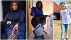 Nollywood actress Uche Jombo and son Matthew show off dance moves in new video