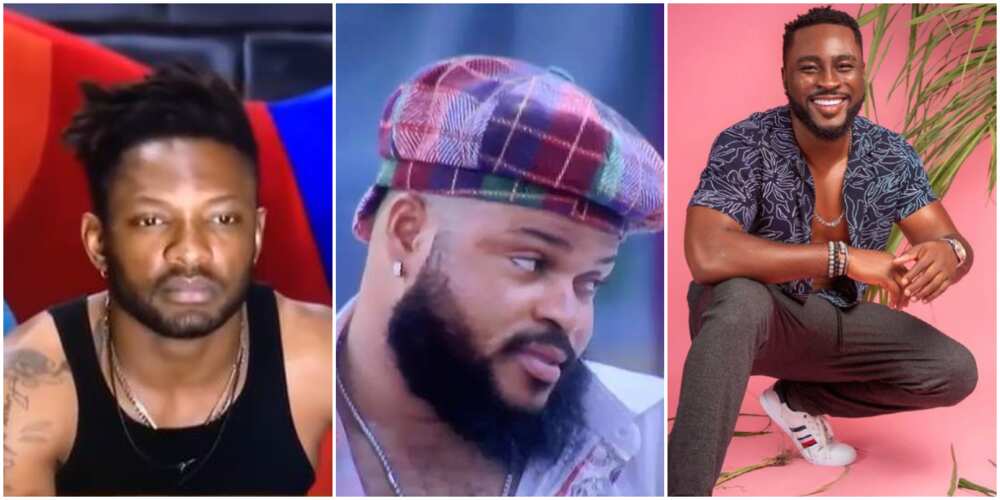 BBNaija: Cross, Pere , and Whitemoney