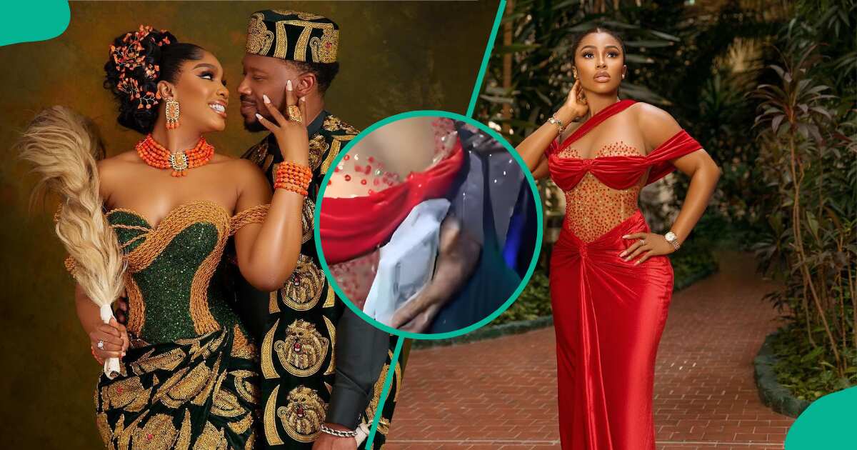 Check out what BBNaija's Mercy Eke did on the dance floor at actress Sharon Ooja's wedding